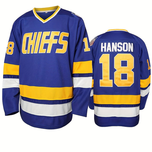 Men's Retro Classic Ice Hockey Jersey Embroidery Stitched Sweatshirt