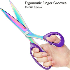 Heavy Duty Titanium Coating Sewing Scissors Stainless Steel For Fabric Leather