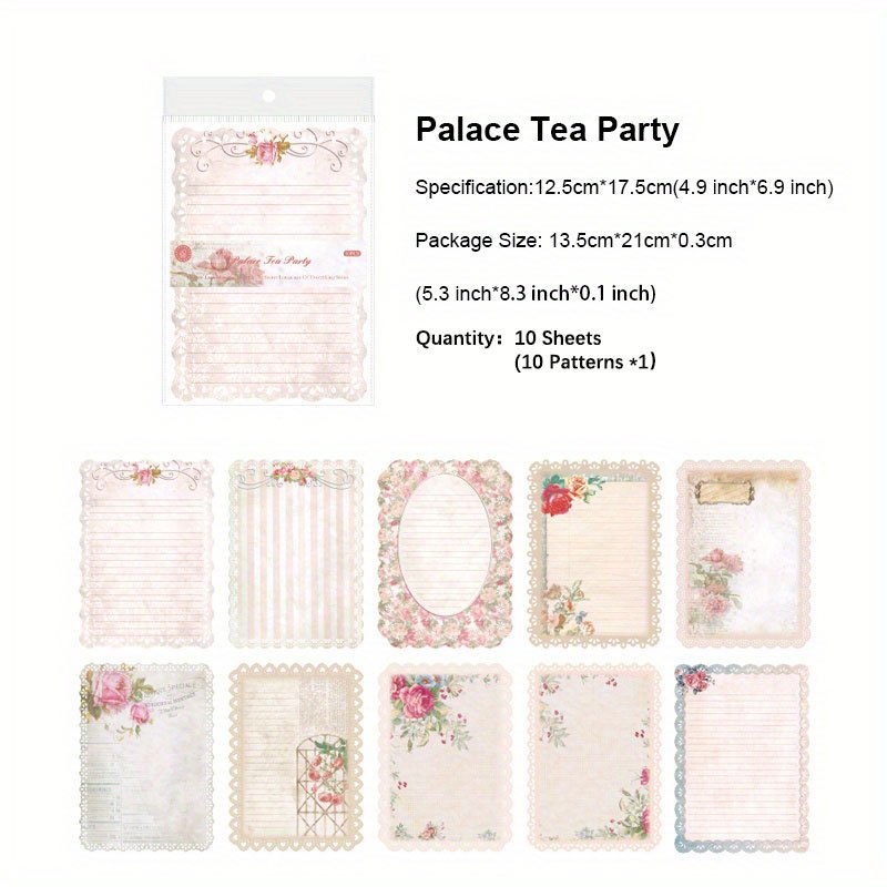 10pcs Vintage Scrapbook Paper Mix Special Papers For Scrapbooking