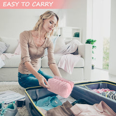 Plush Makeup Bag Large Capacity Soft Travel Cosmetic Bag