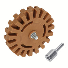 Rubber Eraser Wheel Car Repair Paint Tool Glue Sticker Decal Remover
