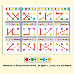 Reusable Erasable Pen Training Card for Seniors
