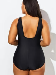  Modest Swimsuit Women's Plus Ombre Floral Print One Piece