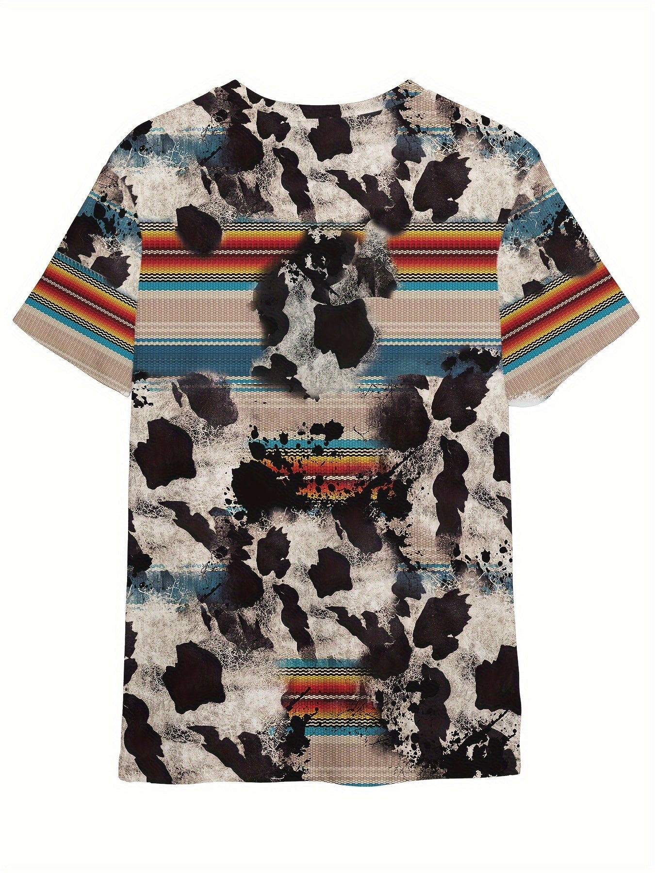 Girls Boys Cow Graphic Short Sleeve T-Shirt Summer Clothes