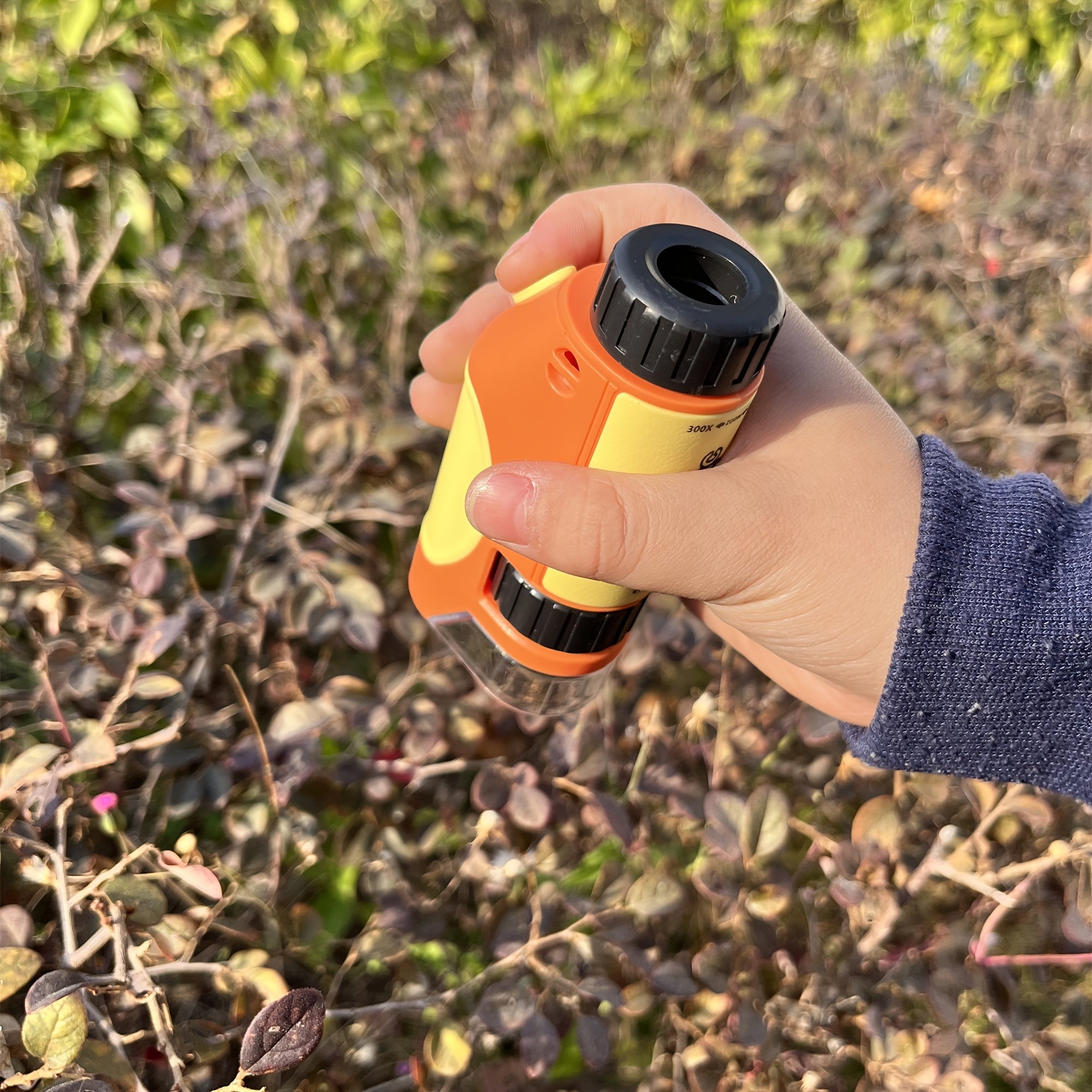 Mini Handheld Microscope Toy 50X 300X with LED Light
