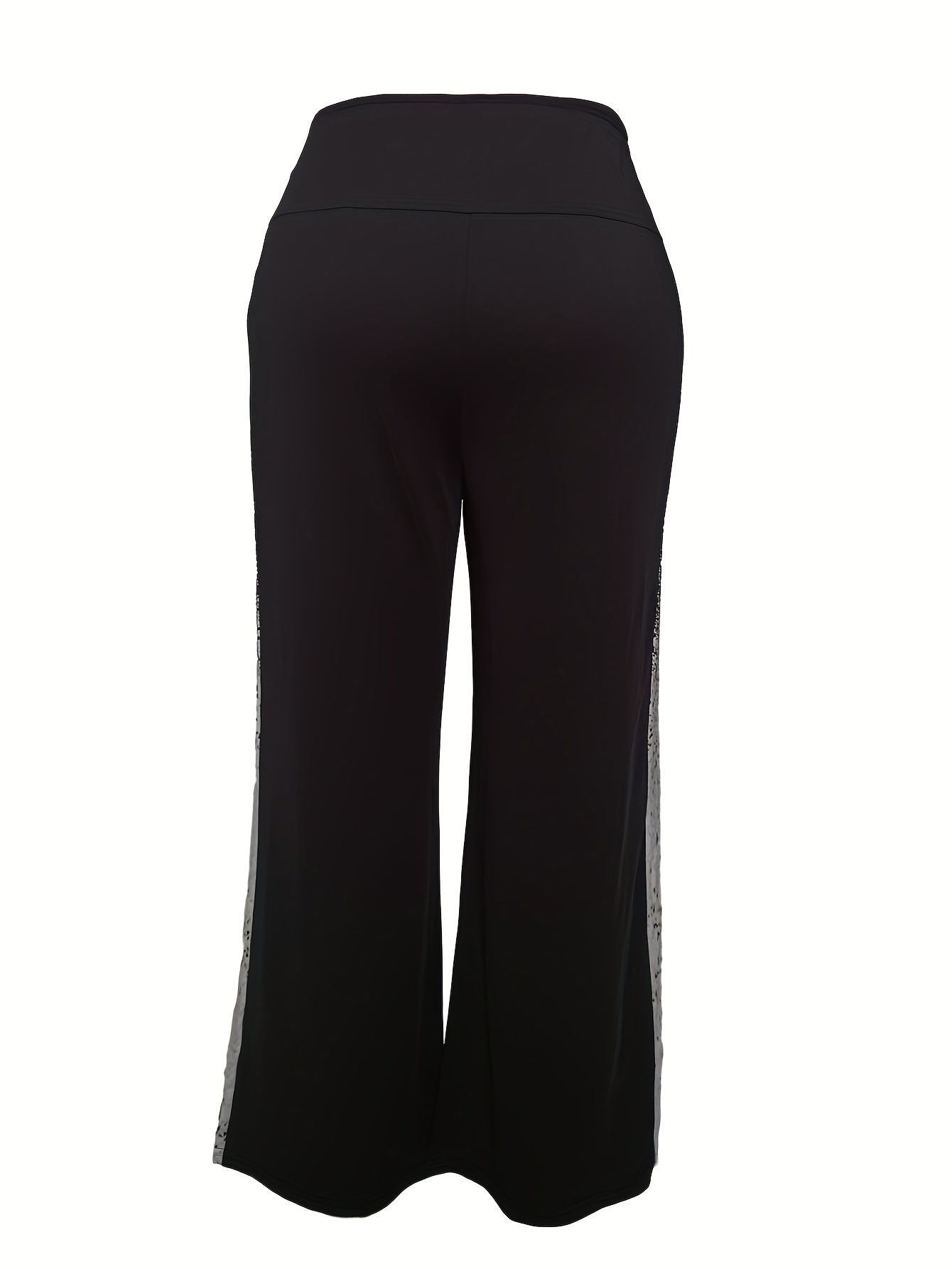 Women's Plus Colorblock Wide Leg Trousers