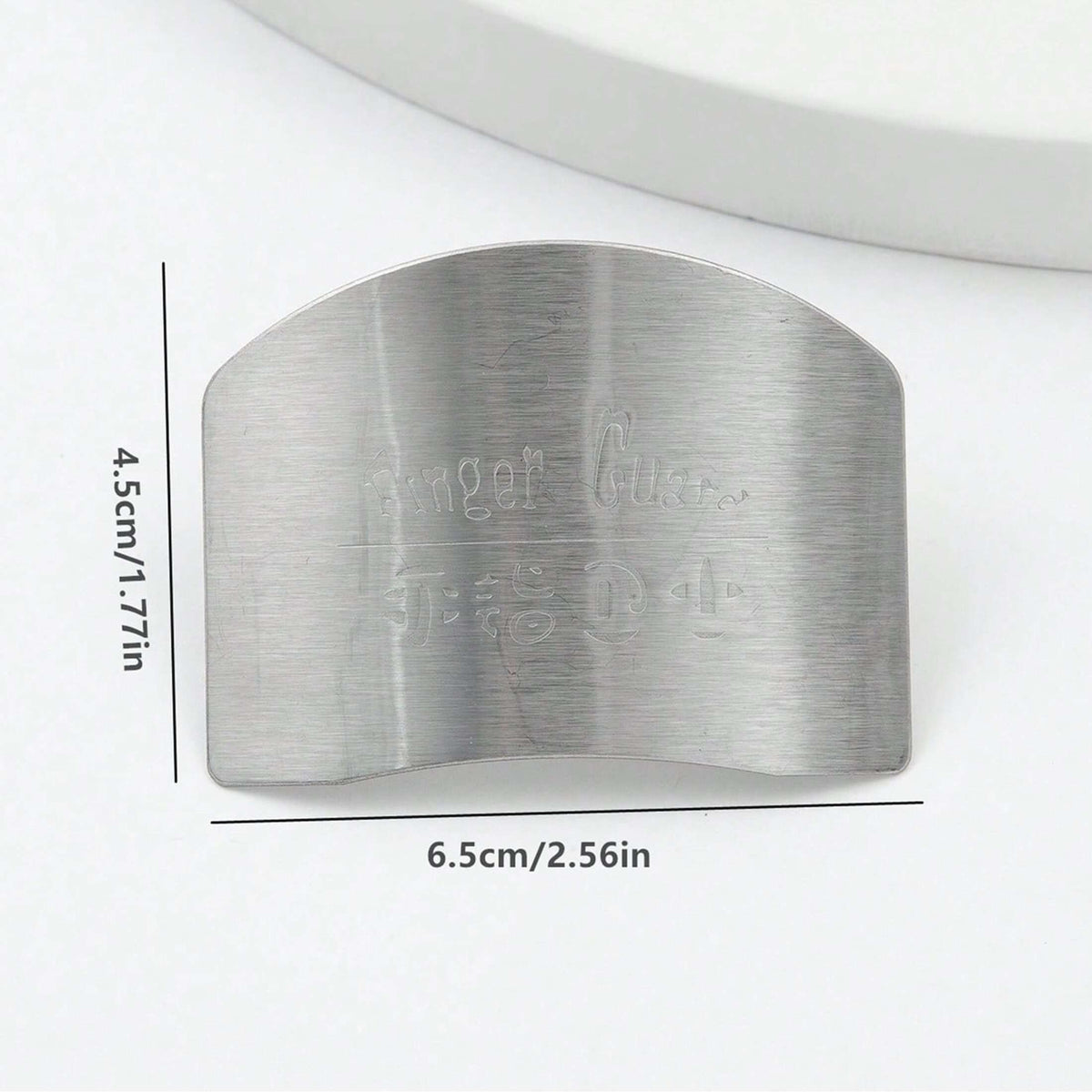 Stainless Steel Finger Guard for Safe Vegetable Cutting