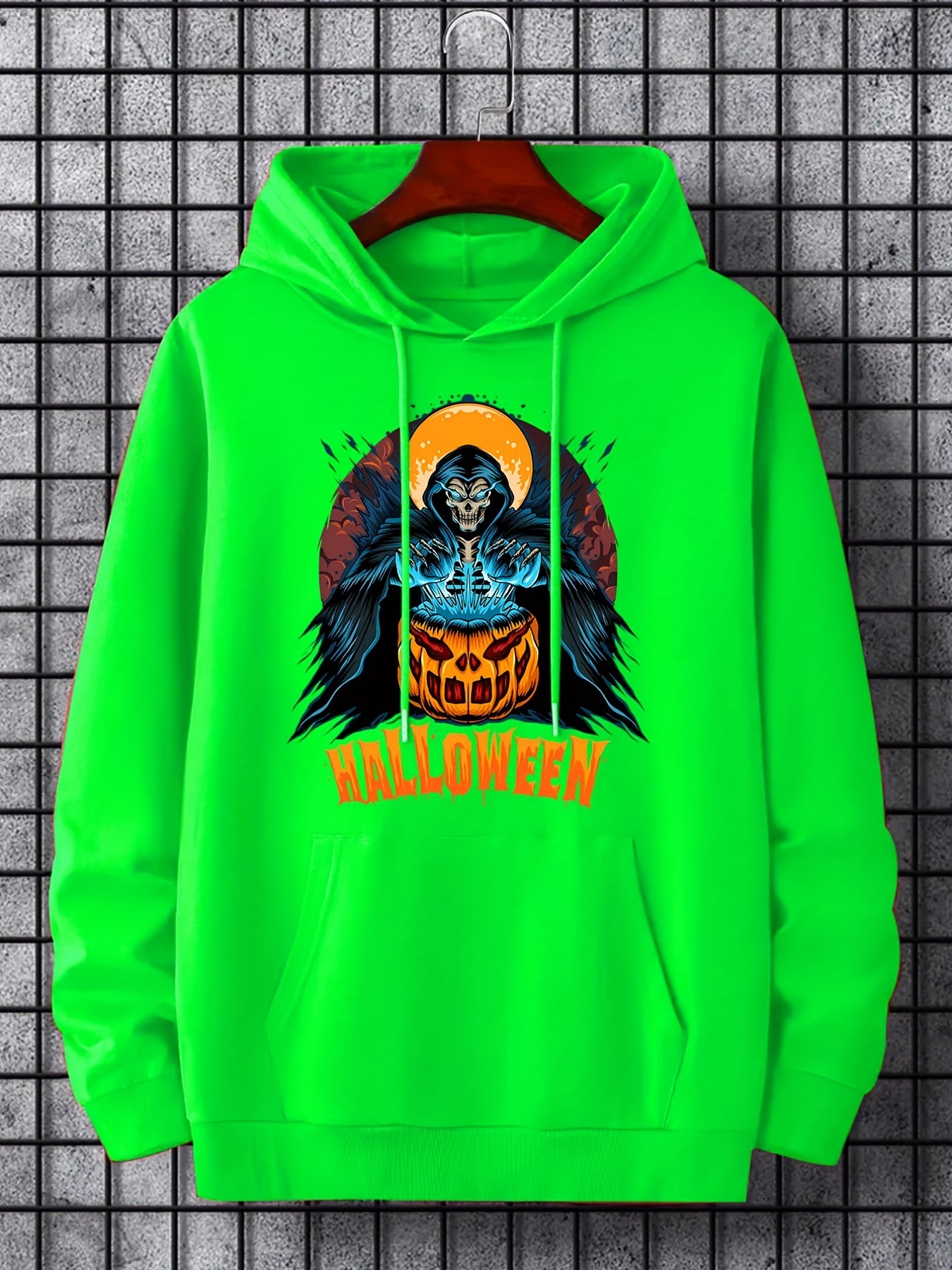 Men's Skeleton Graphic Hoodie Sweatshirt for Halloween