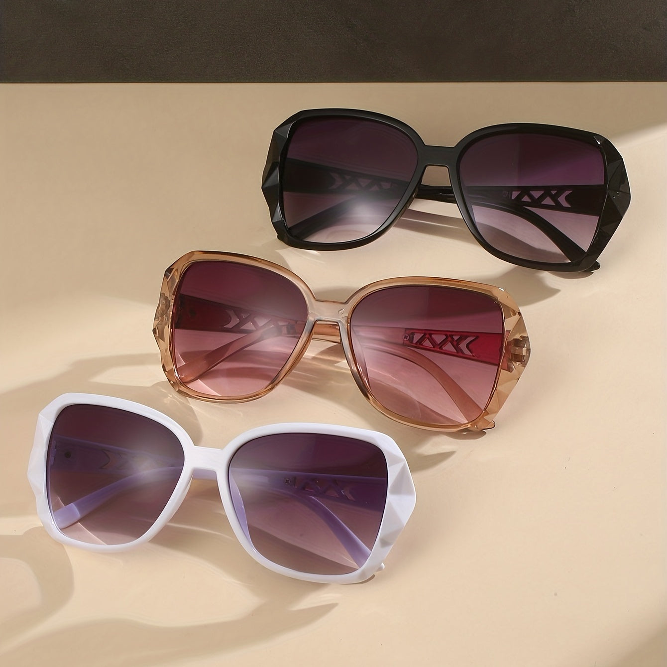 Square Sunglasses UV400 Sun Shades for Women Men