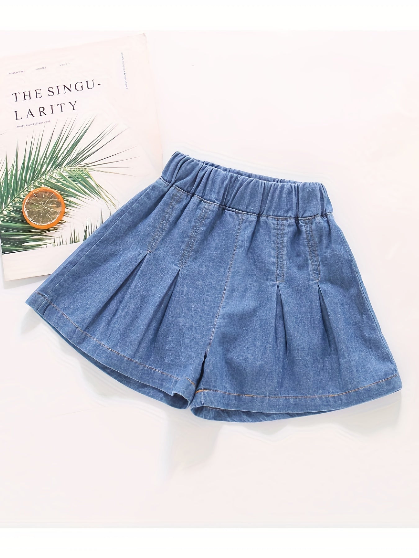 Toddler Girls Loose Denim Shorts Kids Summer Cotton Clothes