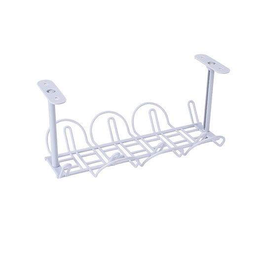 Under Desk Cable Management Storage Rack Socket Hanging Organizer