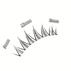 Spiky Anime False Eyelashes - Natural Look Japanese Lashes