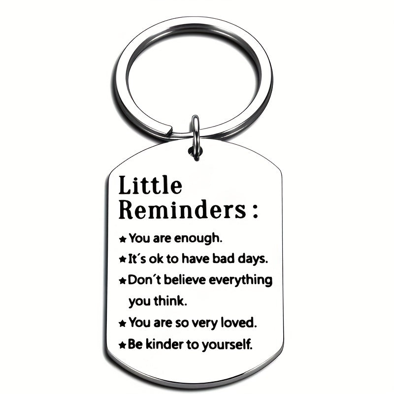 You Are Enough Keychain Mental Health Gift Daughter Mom Reminder Hug Self Love