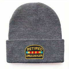 Embroidery Knitted Hat Warm Beanie