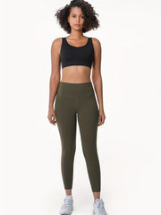 Slim Fit Yoga Pants Butt Lifting High Stretch Cropped Leggings