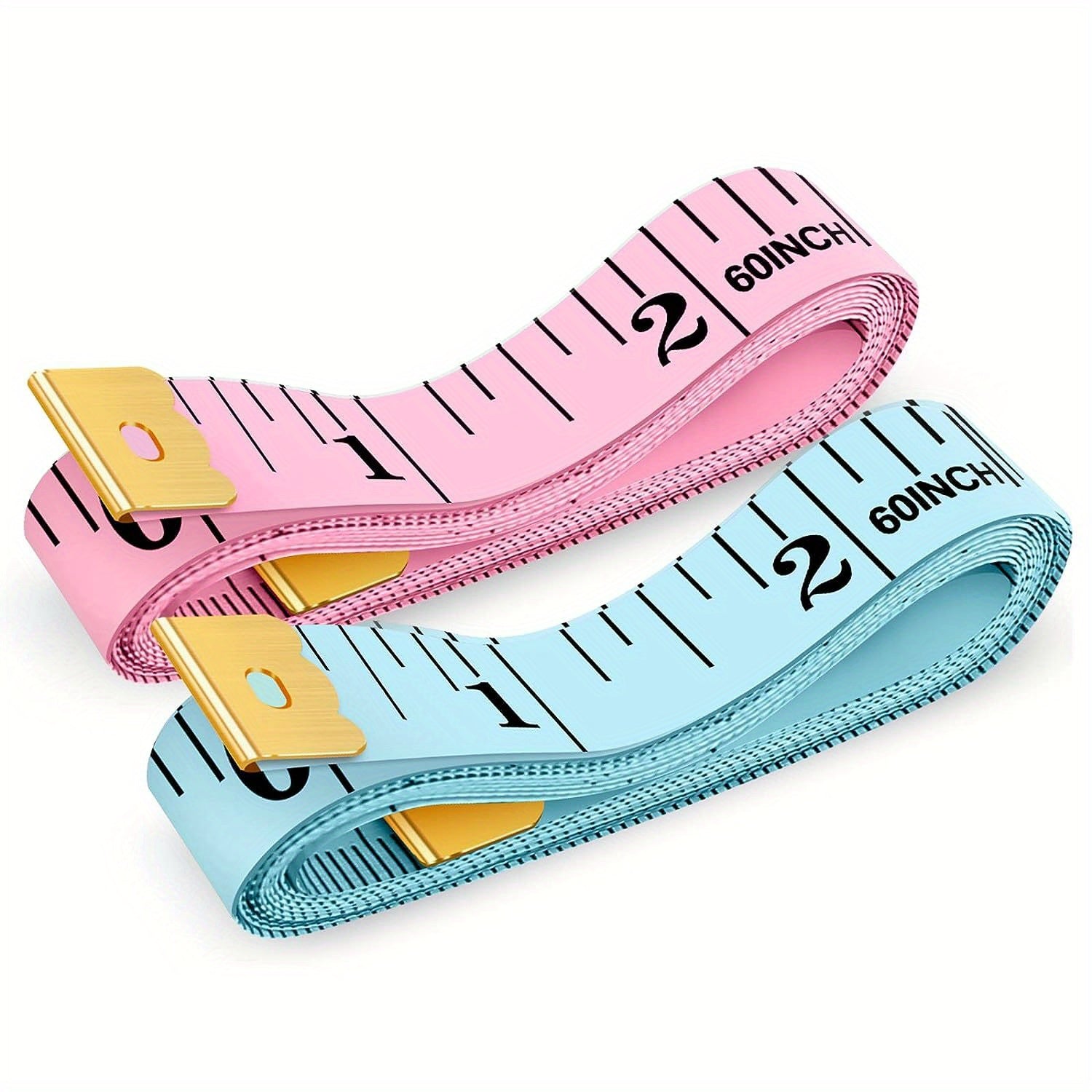 2pcd Tape Measure Soft Ruler 60 Inch Double Sided Fabric Sewing Weight Loss