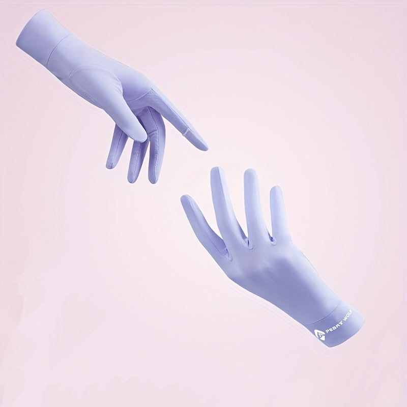 Sunscreen Gloves Thin Breathable Full Finger UV Protection Gloves