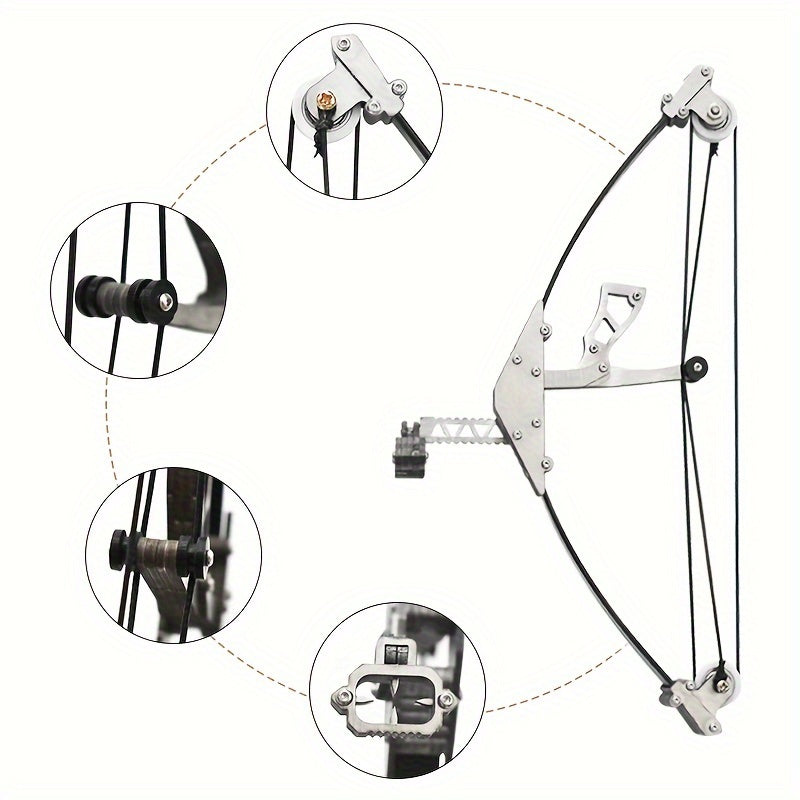 Mini Triangle Composite Bow Mini Archery Equipment Pulley Bow
