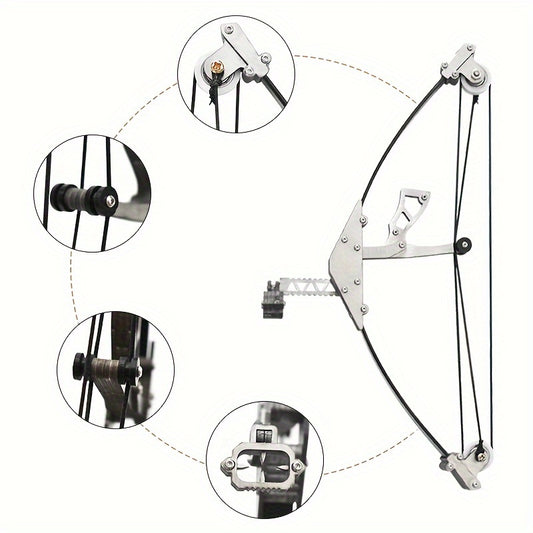 Mini Triangle Composite Bow Mini Archery Equipment Pulley Bow