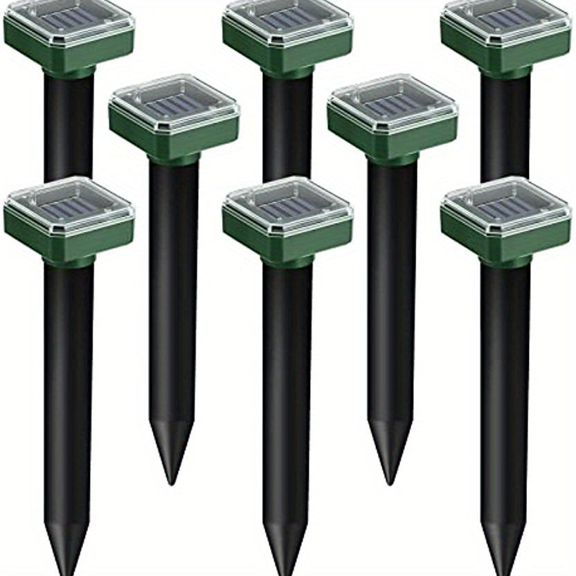 4 Packs Snake Repellent Ultrasonic Snake Repeller for Yard
