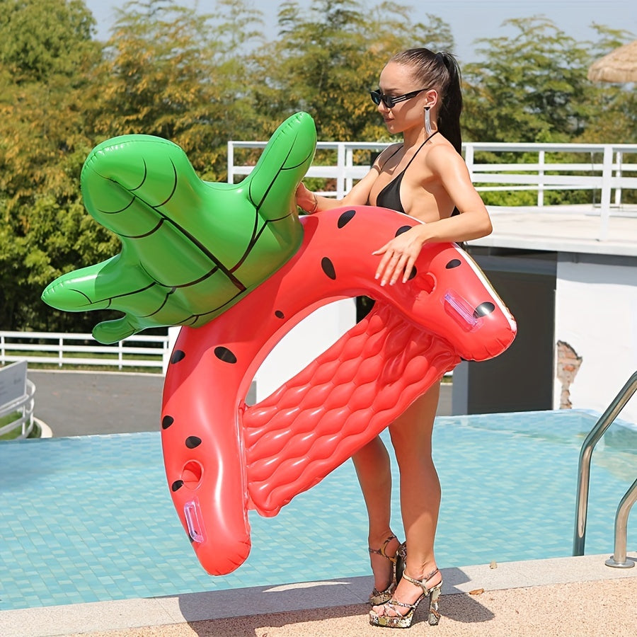 Large Inflatable Recliner Swim Ring Pool Floating Bed for Beach Party