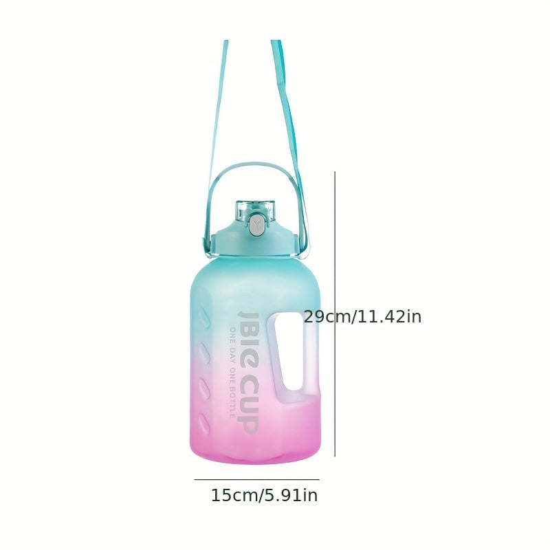 3000ml Gradient Water Cup Sports Double Drink Bouncing Kettle