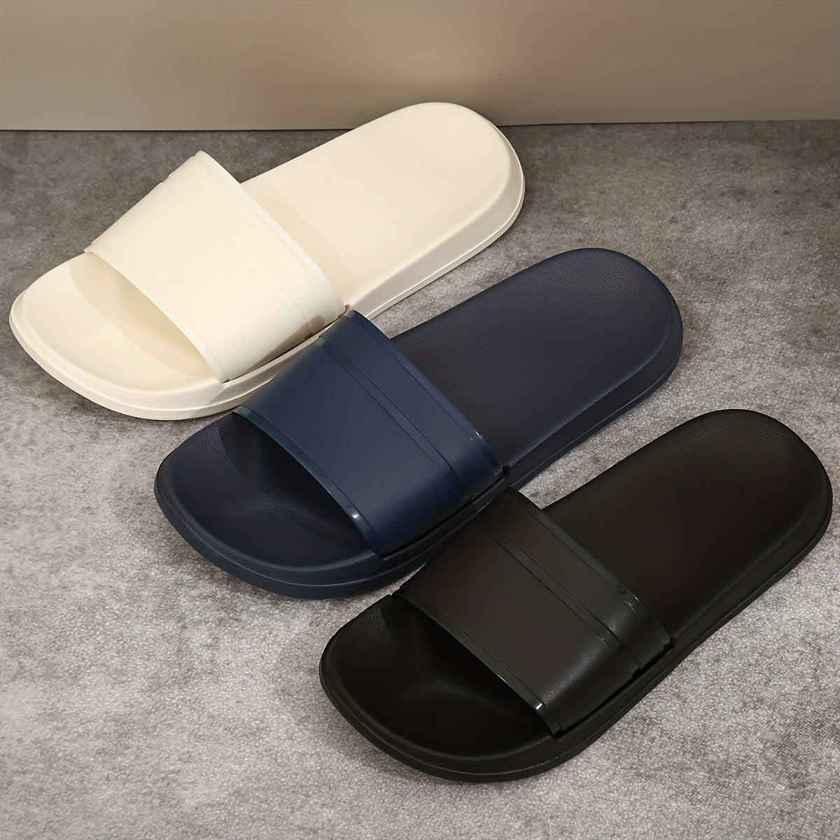 Women's Minimalist Pillow Slides Open Toe Non-slip Home Slides