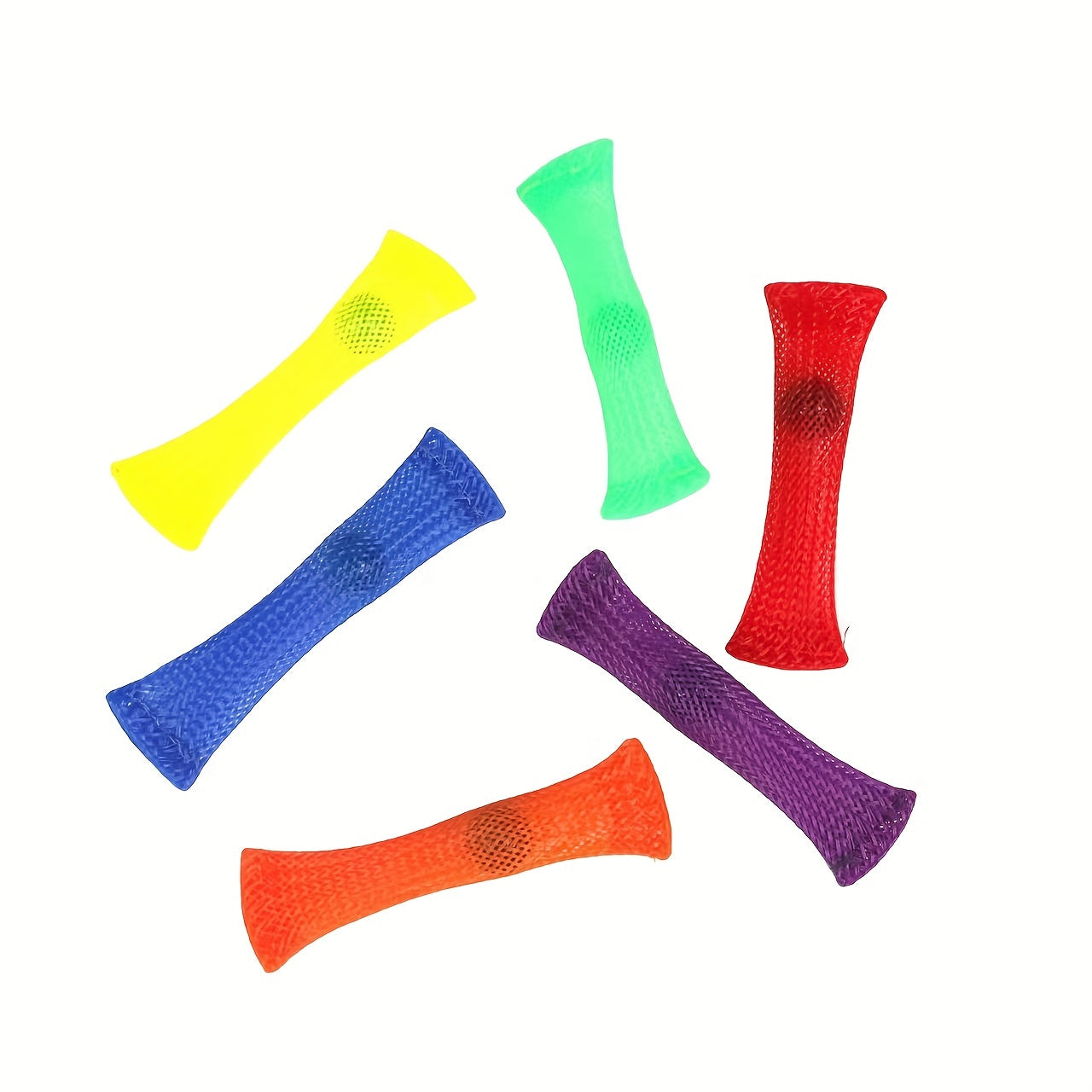 10pcs Fidget Toy Woven Mesh Tube Compression Decompression Adult Decompression