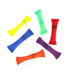 10pcs Fidget Toy Woven Mesh Tube Compression Decompression Adult Decompression