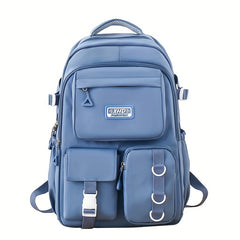 Stylish Large Capacity Backpack Durable Oxford Adjustable Straps Lightweight