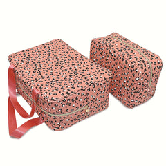 Leopard Print Makeup Bag Waterproof Toiletries Bag