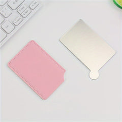 Mini Stainless Steel Makeup Pocket Mirror Portable Vanity Mirror