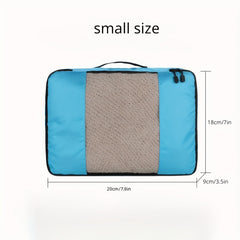 3 Pcs Travel Compression Bags Zipper Luggage Bags Portable Dustproof Bags