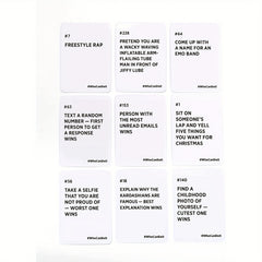 Halloween Party Game Cards Who Can Do It? Fun Board Game for Adults & Kids