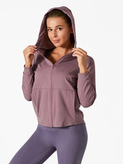 Women's Lightweight Workout Jacket for Yoga & Running