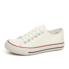 Women's Lace Up Skate Shoes Canvas Low Top Sneakers