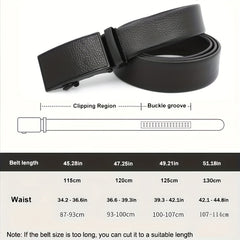 Men's Automatic Slider Belt Business Casual for Jeans Pants Work