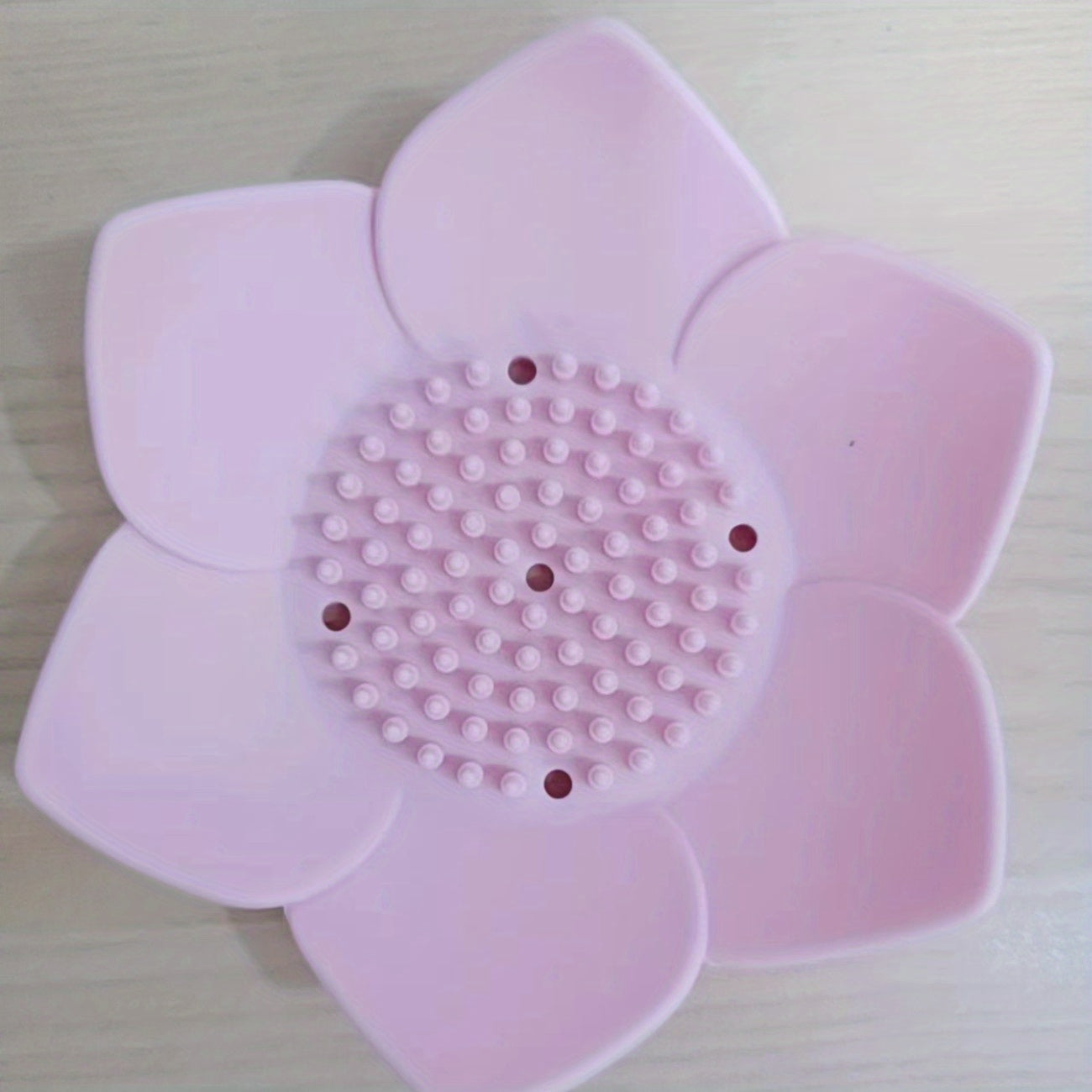 Lotus Flower Soap Dish with Drainage for Bathroom Shower