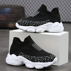 Kids Sock Shoes Soft Sole Platform Sneakers