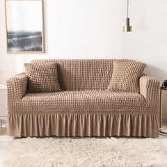 Stretch Sofa Slipcover Easy Fitted Couch Cover With Skirt Washable Protector