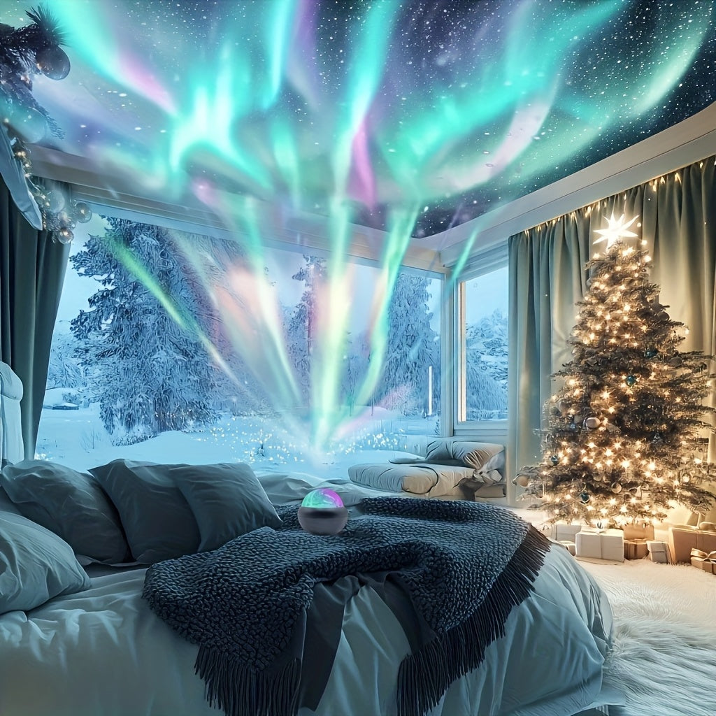 Small Magic Ball with Northern Lights, USB Plug In, Remote Control