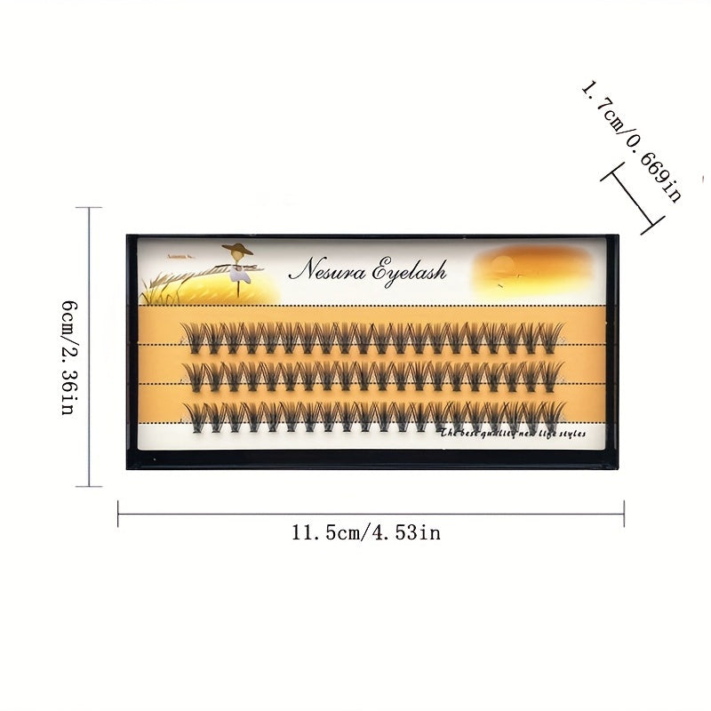 20D 0.07C Long Cluster Lashes 8-14mm Easy DIY Faux Mink Eye Makeup