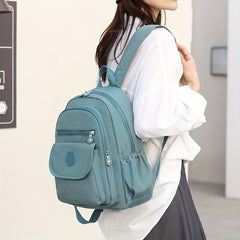 Women's Nylon Backpack: Spacious & Lightweight, Adjustable Straps