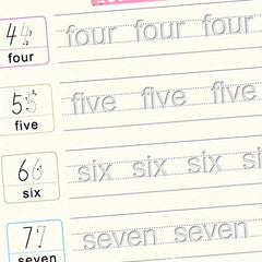 4pcs Reusable Handwriting Practice Books for Kids Ages 3-6 with Alphabet, Number