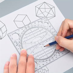 Multifunctional Ruler for Perfect Geometric Shapes