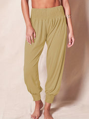  Women's Wide Waist Band Tummy Control Pants