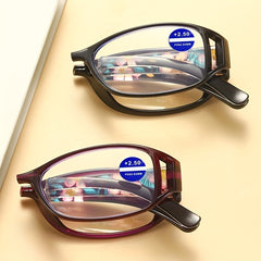 Print Flower Anti Light Blocking Reading Glasses For Women