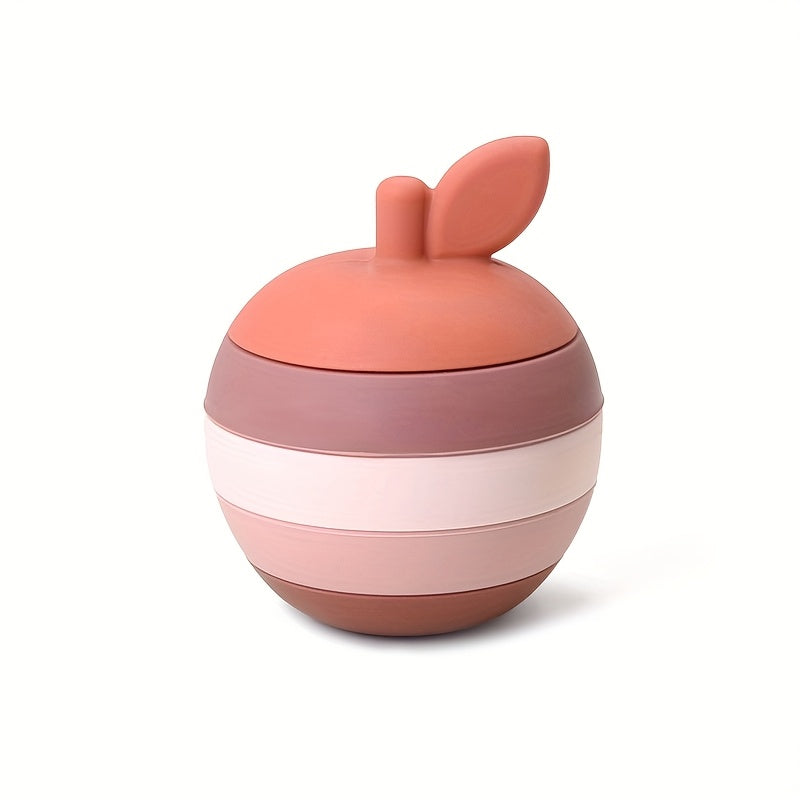 Silicone Fruit Shape Building Blocks & Nesting Toys