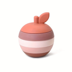 Silicone Fruit Shape Building Blocks & Nesting Toys