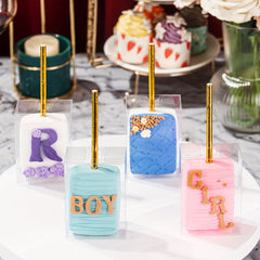 100pc Clear Treat Boxes with Hole for Cakesickles & Macarons